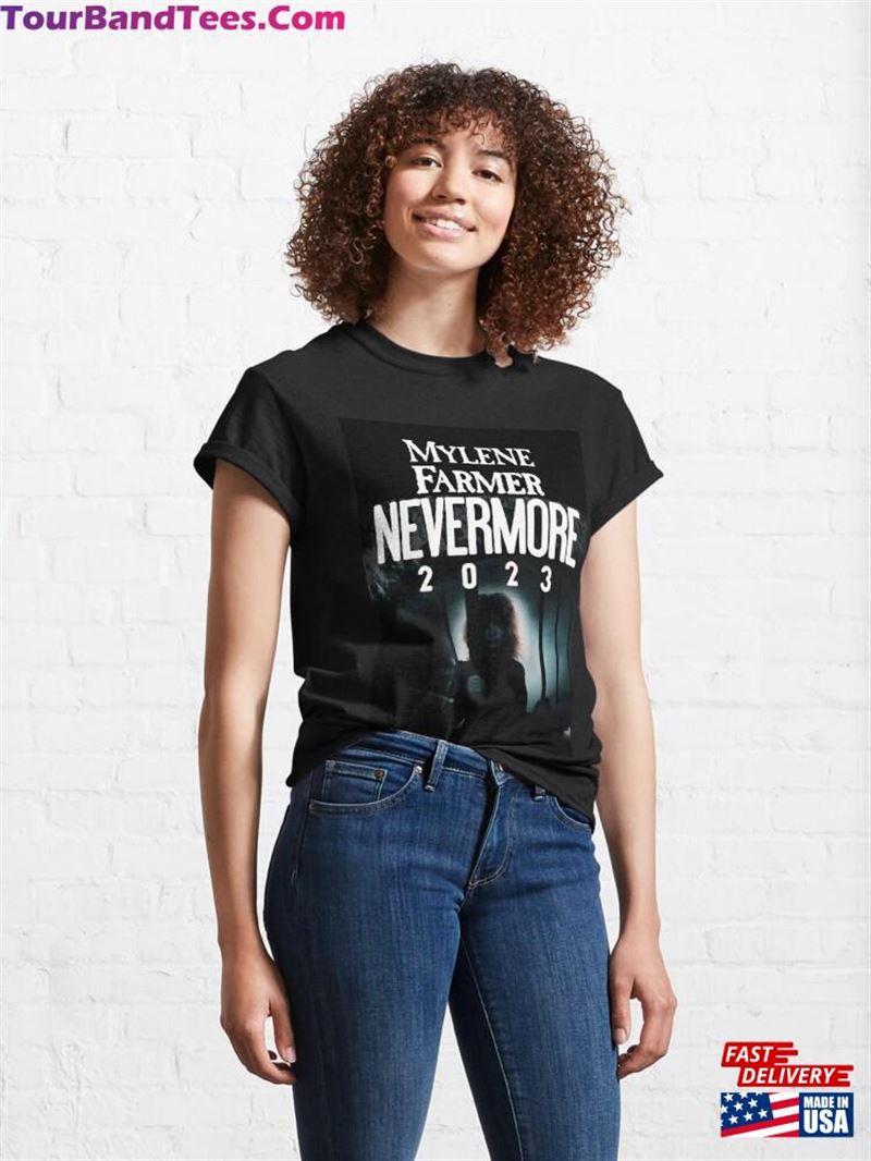 Mylene Farmer Nevermore Classic T-Shirt 29Uf152032 – Utopia Fashion