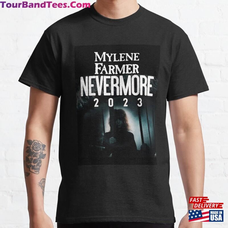 Mylene Farmer Nevermore Classic T-Shirt 29Uf152032 – Utopia Fashion