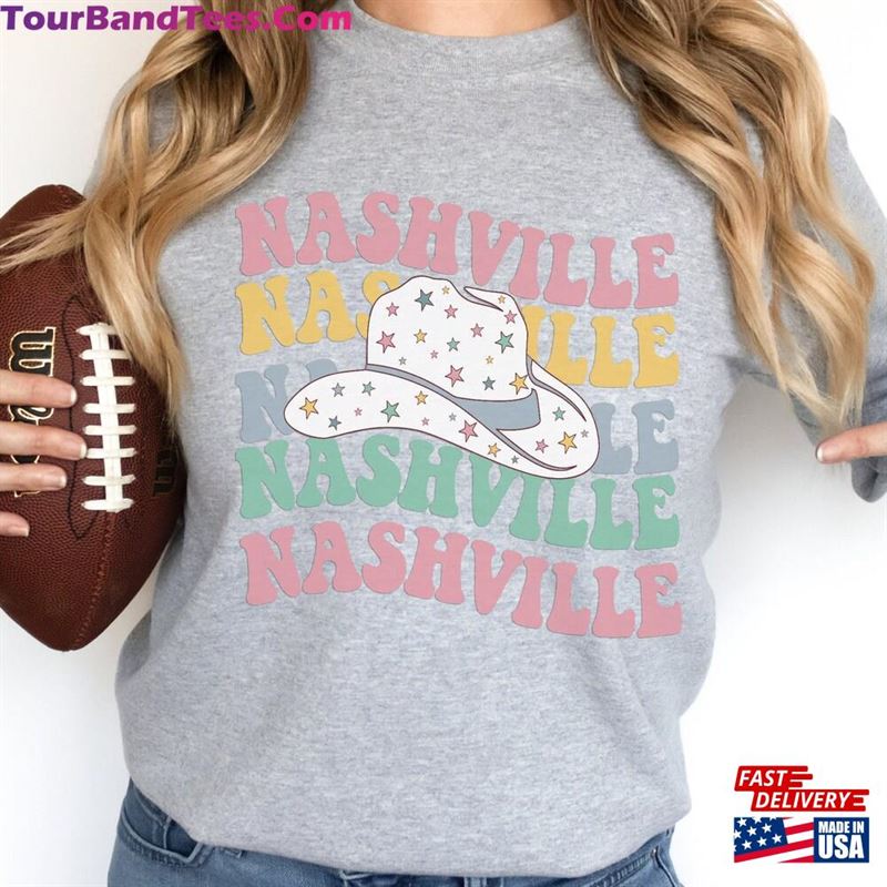 Nashville Sweatshirt Retro Shirt Girls Trip T-Shirt Classic Unisex 29Uf147346 – Utopia Fashion