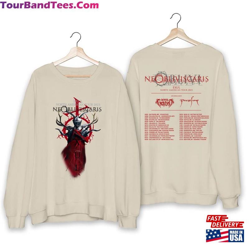 Ne Obliviscaris Tour Shirt Fan Concert Sweatshirt T-Shirt 29Uf147440 – Utopia Fashion