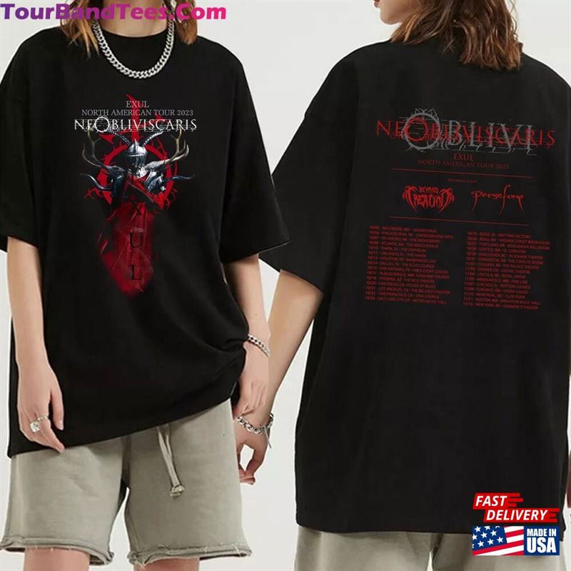 Ne Obliviscaris Tour Shirt Fan Concert Sweatshirt T-Shirt 29Uf147440 – Utopia Fashion