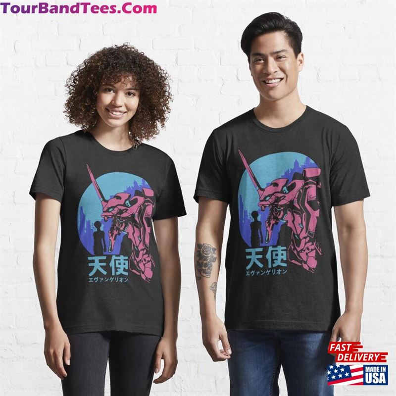 Neon Genesis Evangelion Retro Vintage Essential T-Shirt Classic 29Uf164167 – Utopia Fashion