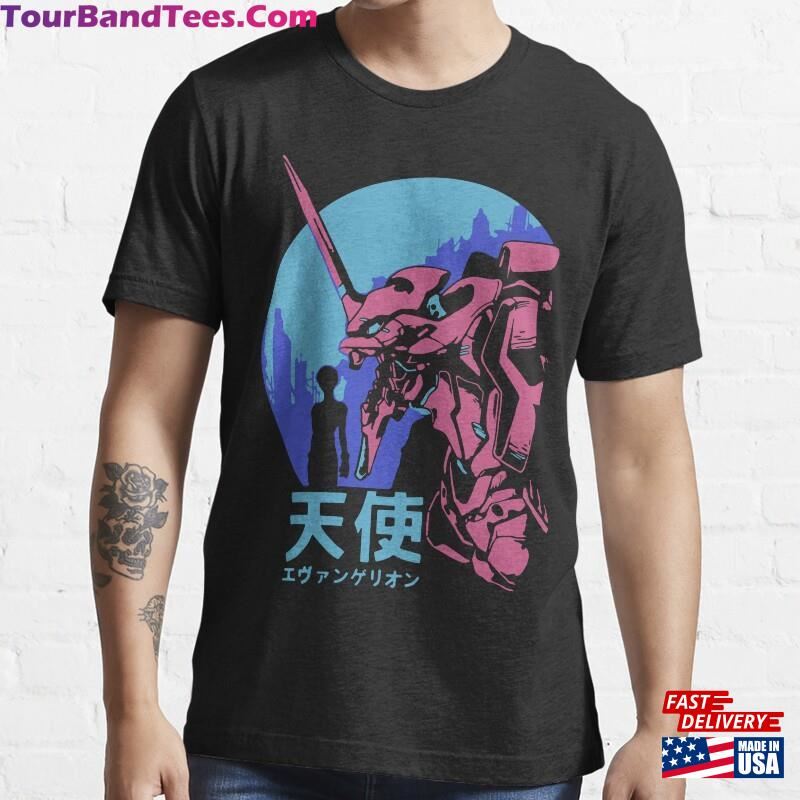 Neon Genesis Evangelion Retro Vintage Essential T-Shirt Classic 29Uf164167 – Utopia Fashion