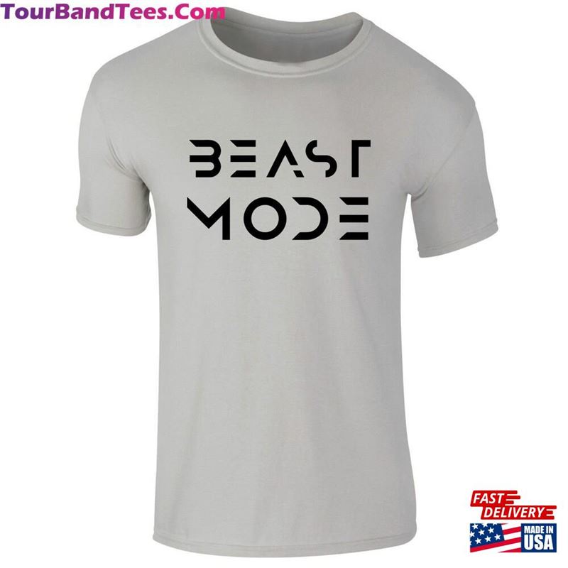 New Adults Mens Beast Mode Gym Workout Motivational T-Shirt Top S Xxl Classic 29Uf147380 – Utopia Fashion