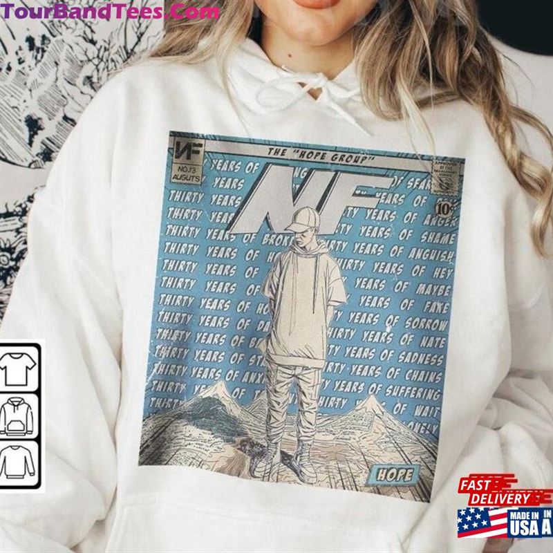 Nf Comic Shirt 90S Vintage Merch Book Art Hope Album World Tour Ticket Graphic Tee Unisex Gift Hoodie Concert For Fan Sweatshirt T-Shirt 29Uf147591 – Utopia Fashion