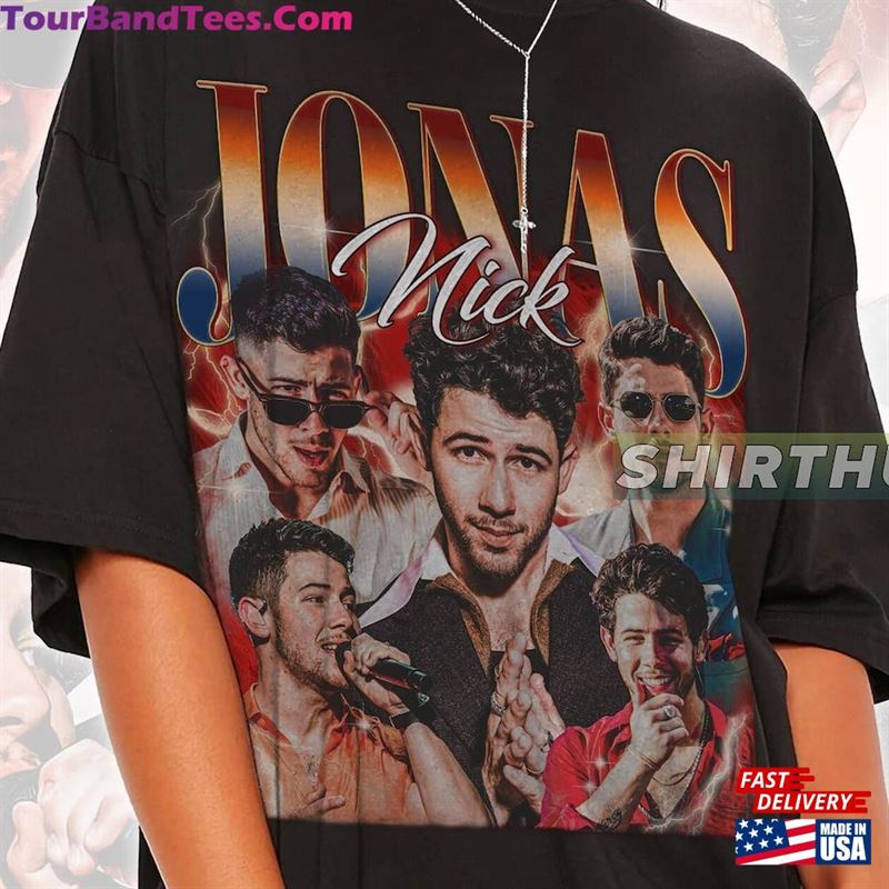 Nick Jonas Shirt Vintage 90S Jonass T-Shirt Nickjonass Sweatshirt Hoodie 29Uf147493 – Utopia Fashion