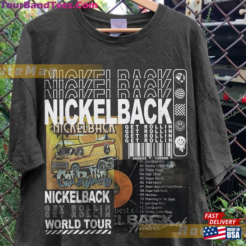 Nickelback Music Shirt Merch Vintage Get Rollin T-Shirt Unisex 29Uf163749 – Utopia Fashion