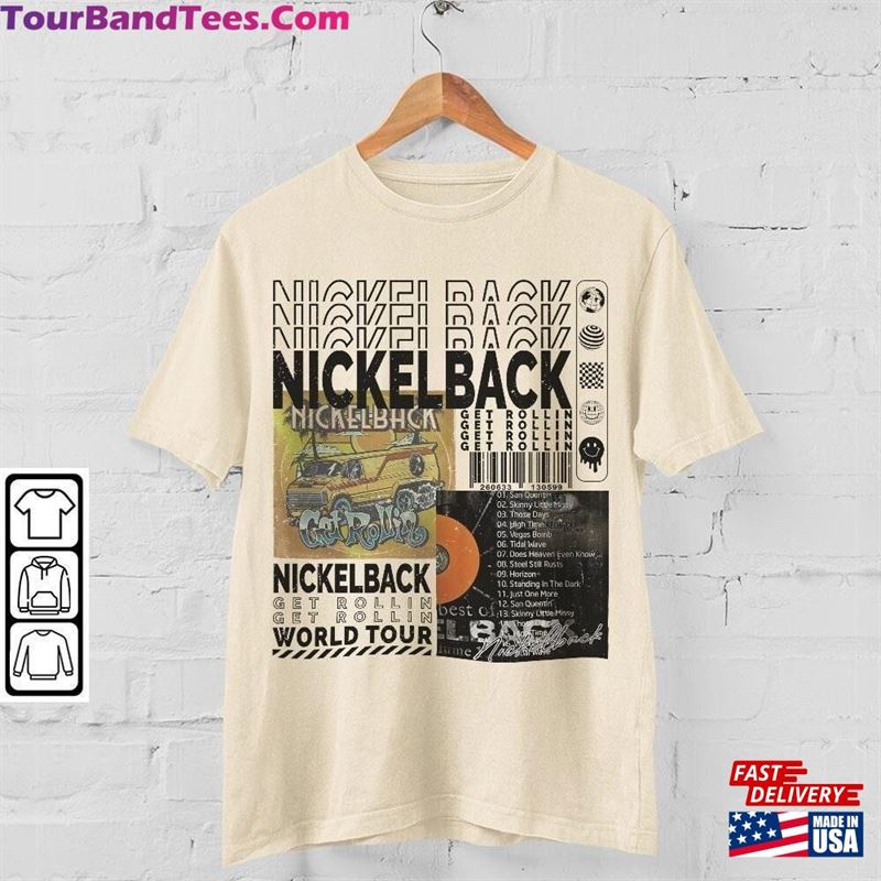 Nickelback Music Shirt Merch Vintage Get Rollin Unisex Classic 29Uf163855 – Utopia Fashion