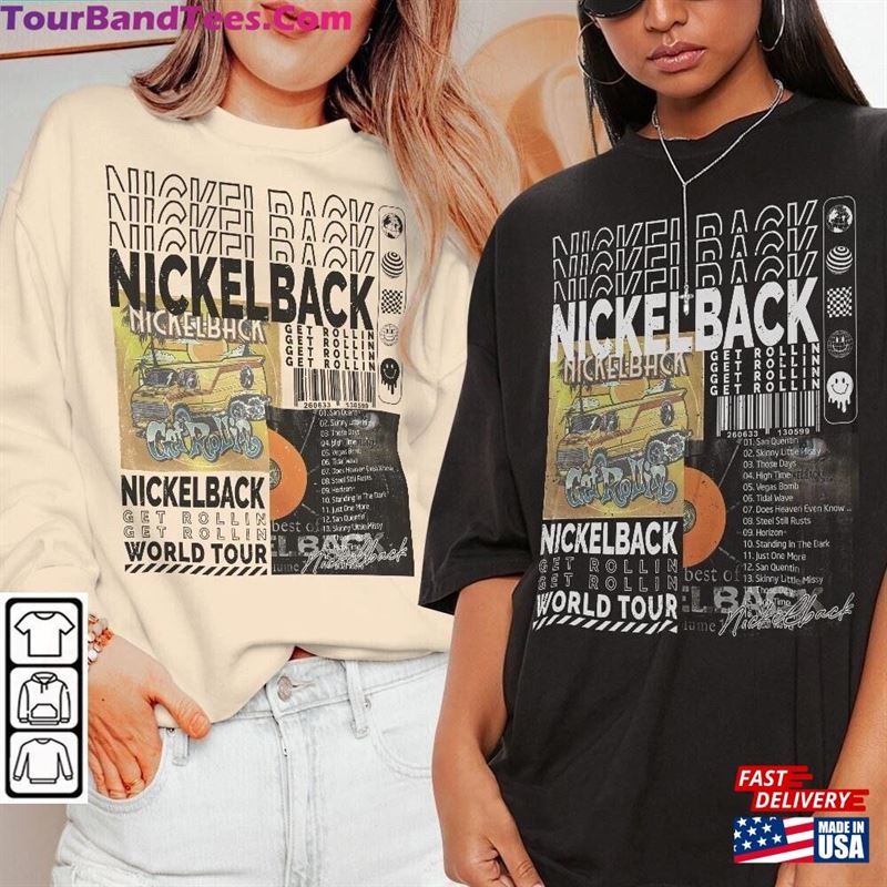 Nickelback Music Shirt Merch Vintage Get Rollin Unisex Classic 29Uf163855 – Utopia Fashion