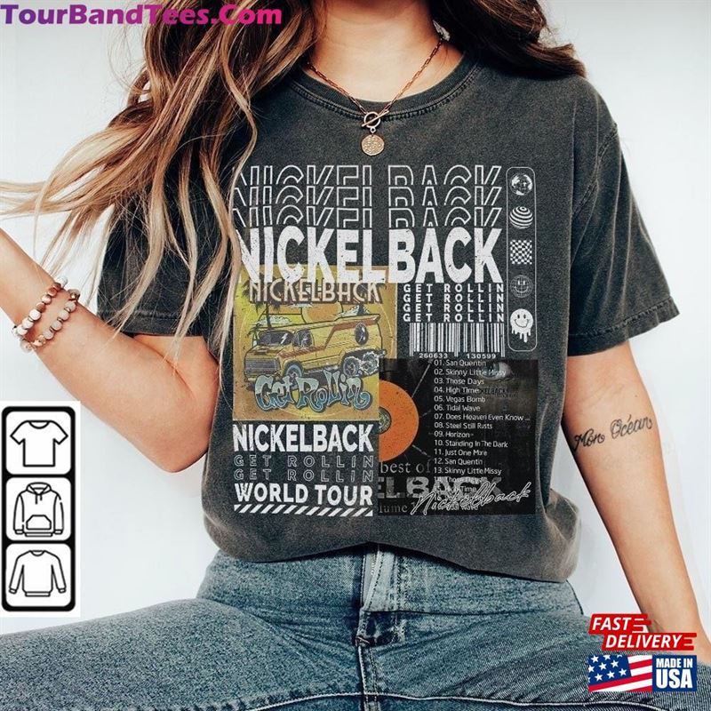 Nickelback Music Shirt Merch Vintage Get Rollin Unisex T-Shirt 29Uf162977 – Utopia Fashion