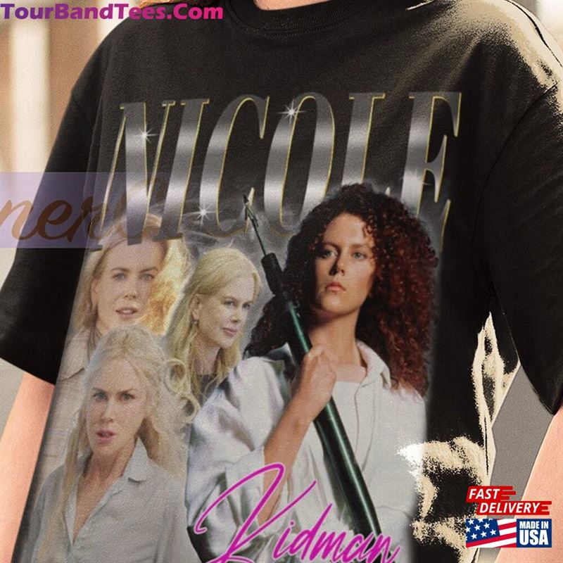 Nicole Kidman Shirt Homage T-Shirt Mary Ac American Australian Actress Vintage Tee Fans Gift Classic Sweatshirt 29Uf164324 – Utopia Fashion