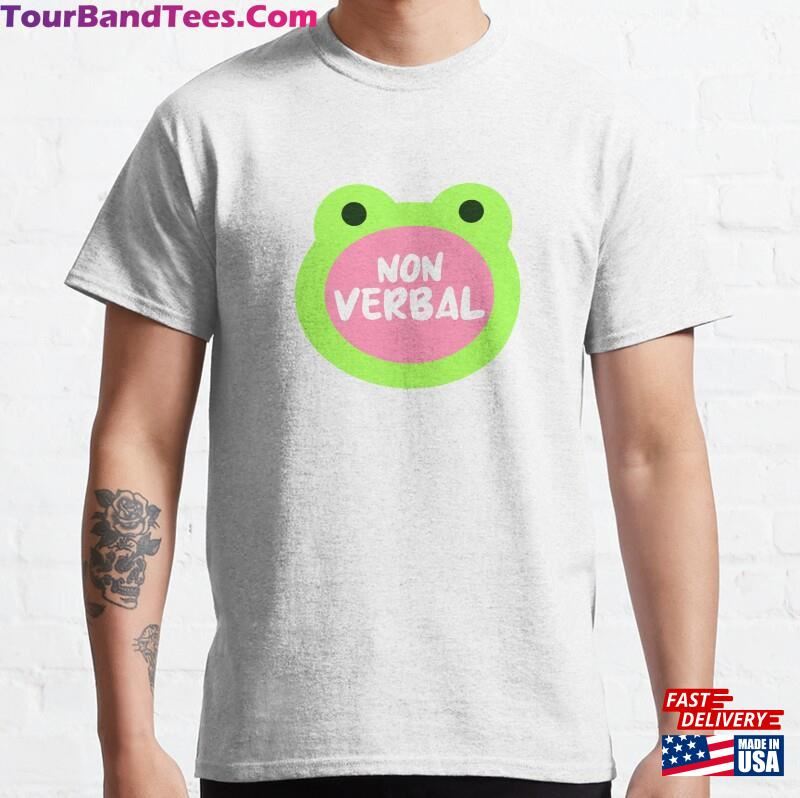 Nonverbal Frog Classic T-Shirt Unisex 29Uf164587 – Utopia Fashion