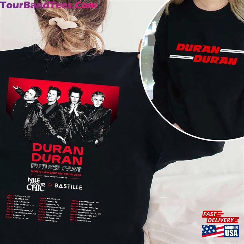 North American Tour Duran Future Past T-Shirt Concert Sweatshirt Unisex Classic 29Uf163990 – Utopia Fashion