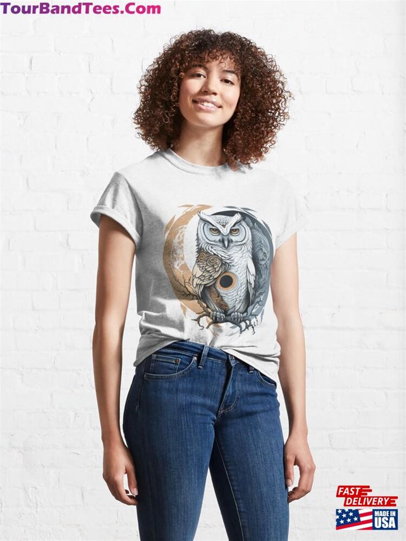 Owl Meditation Classic T-Shirt Unisex 29Uf163533 – Utopia Fashion