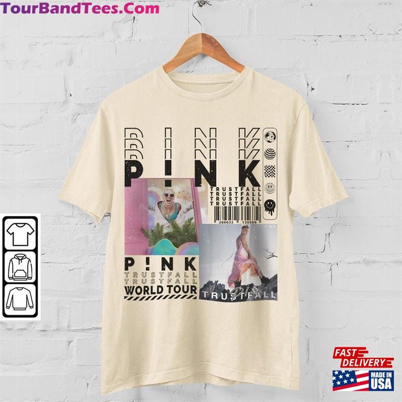 P!Nk Music Shirt Sweatshirt Y2K Merch Vintage 90S Pink Summer Carnival Tour Tickets Album Trustfall Graphic Tee Hoodie L2604M Classic 29Uf163780 – Utopia Fashion