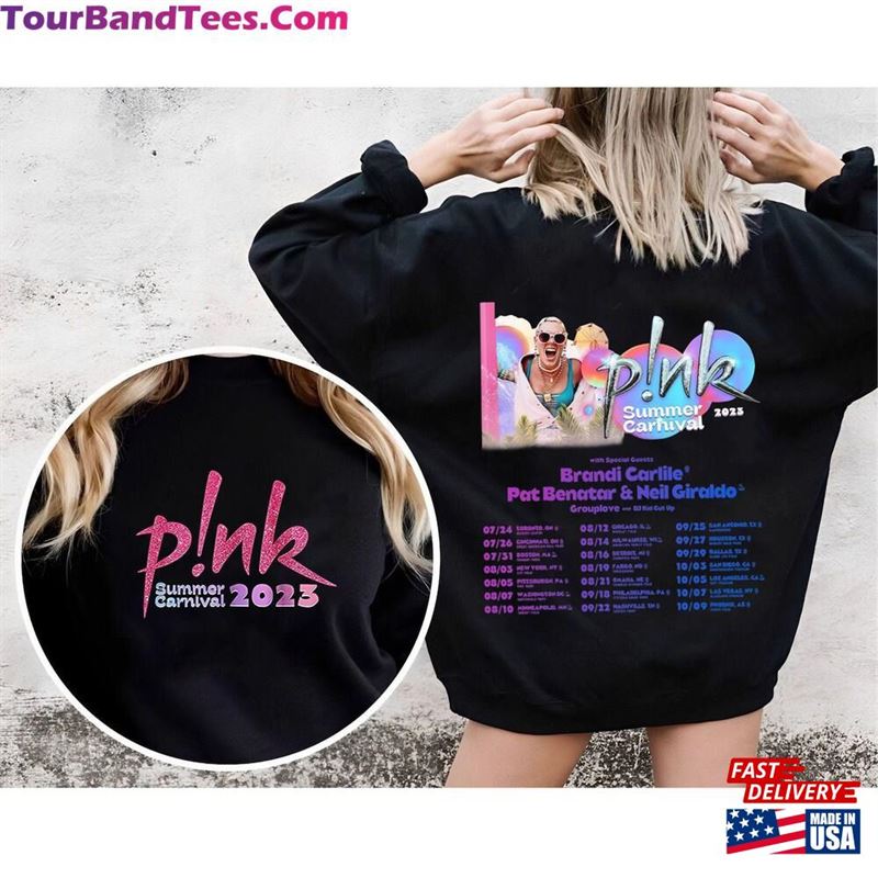 P!Nk Pink Singer Summer Carnival Tour Two Sided Shirt Fan Lovers Music Sweatshirt Hoodie 29Uf163233 – Utopia Fashion