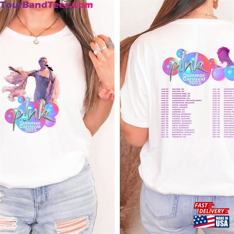 P!Nk Summer Carnival Trustfall Album Tee Pink Singer Tour T-Shirt Hoodie 29Uf164164 – Utopia Fashion