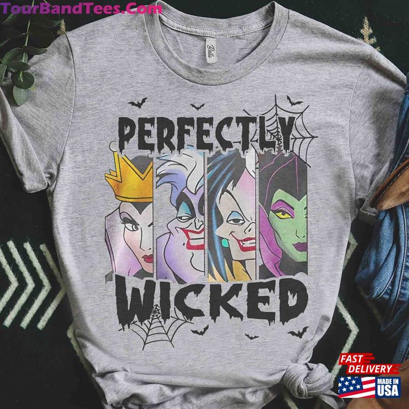 Perfectly Wicked Disney Villains Halloween Shirt Mickey’S Not So Scary Party Matching Tee T-Shirt Sweatshirt 29Uf163832 – Utopia Fashion