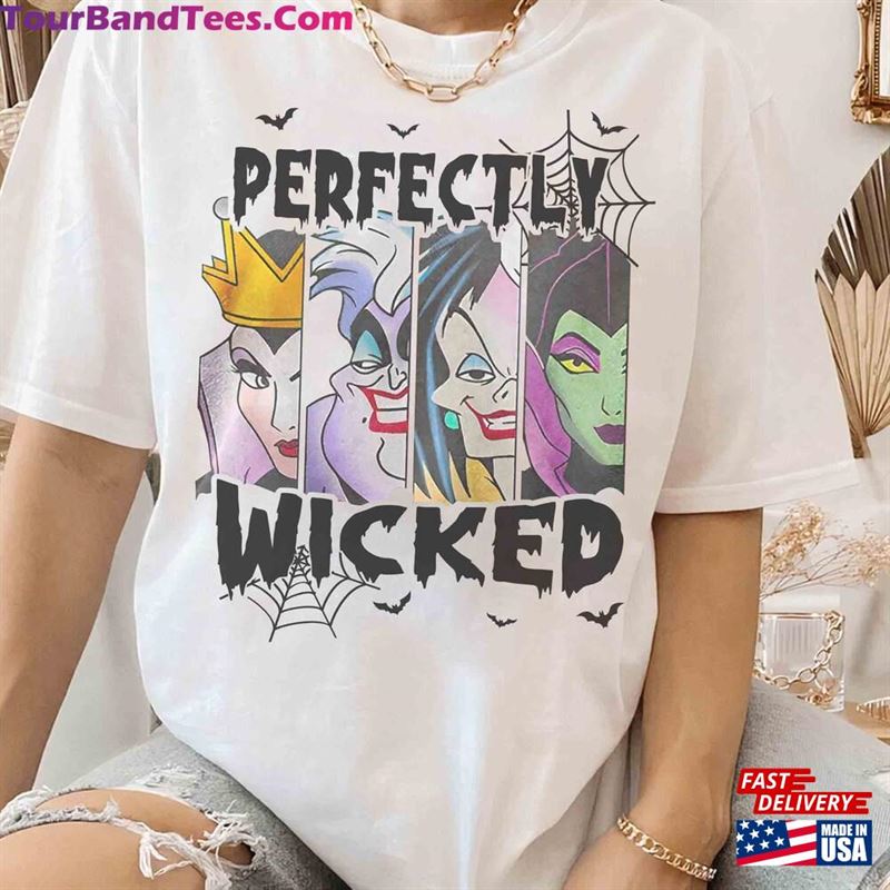 Perfectly Wicked Disney Villains Halloween Shirt Mickey’S Not So Scary Party Matching Tee T-Shirt Sweatshirt 29Uf163832 – Utopia Fashion