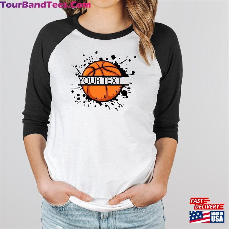 Personalized Basketball Groovy Aesthetic Raglan Chic Shirt Custom College Team Unisex Classic 29Uf157152 – Utopia Fashion