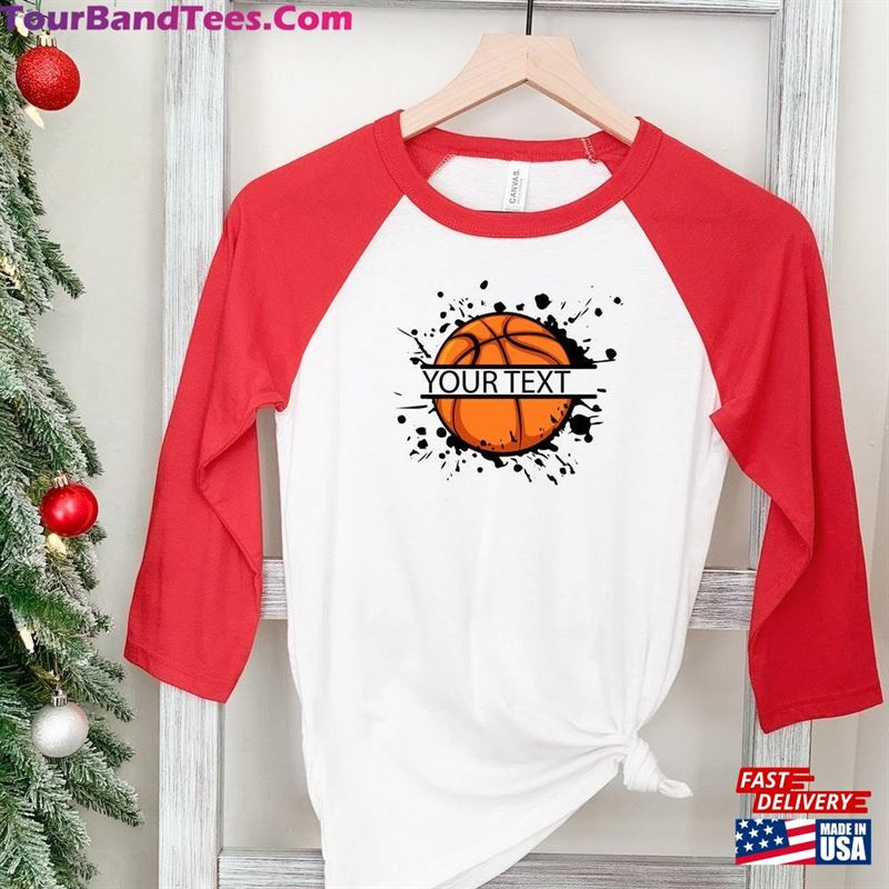 Personalized Basketball Groovy Aesthetic Raglan Chic Shirt Custom College Team Unisex Classic 29Uf157152 – Utopia Fashion