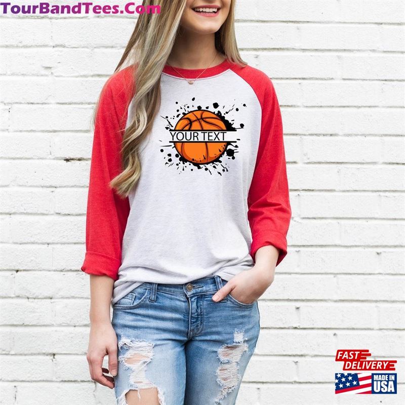 Personalized Basketball Groovy Aesthetic Raglan Chic Shirt Custom College Team Unisex Classic 29Uf157152 – Utopia Fashion