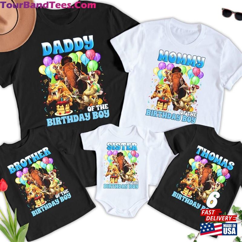 Personalized Birthday Family Shirt Friends Character Party Tee Outfits Kids Boy Girl Toddler Hoodie Sweatshirt 29Uf152445 – Utopia Fashion