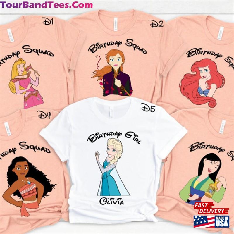 Personalized Disney Princess Shirt Birthday Classic Hoodie 29Uf163847 – Utopia Fashion