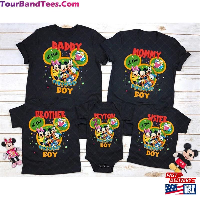 Personalized Mouse Crew Birthday Family T-Shirt Boy Girl Matching Shirt Iconic Friends Party Theme Unisex 29Uf157513 – Utopia Fashion