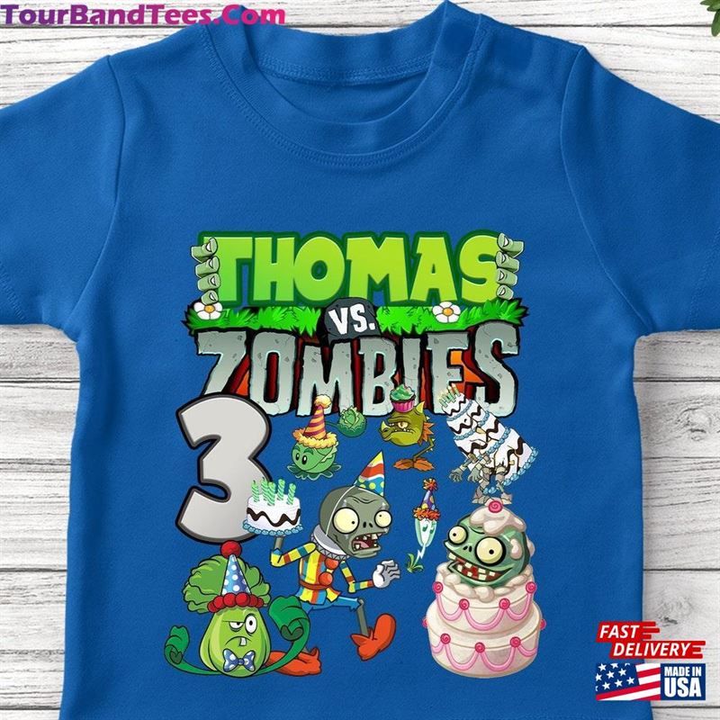 Personalized Plants Vs Zombies Birthday Shirt Family Party Tee Hoodie Classic 29Uf142091 – Utopia Fashion