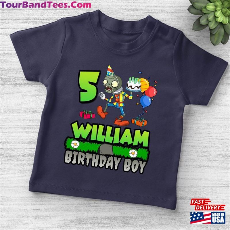 Personalized Plants Vs Zombies Birthday Shirt Family Party Tee Hoodie T-Shirt 29Uf142156 – Utopia Fashion