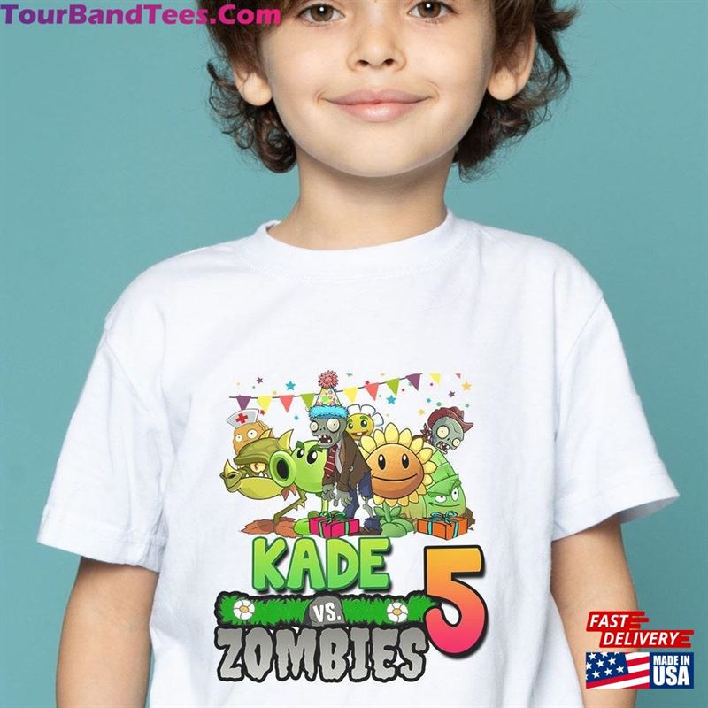 Personalized Plants Vs Zombies Birthday Shirt Family Party Tee Sweatshirt Unisex 29Uf142193 – Utopia Fashion