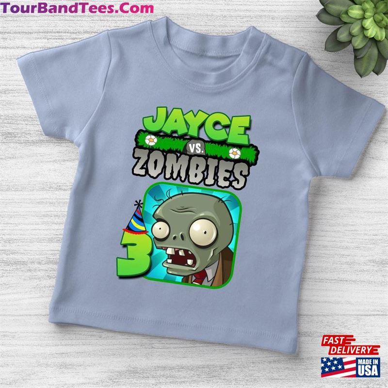 Personalized Plants Vs Zombies Birthday Shirt Family Party Tee T-Shirt Hoodie 29Uf142142 – Utopia Fashion