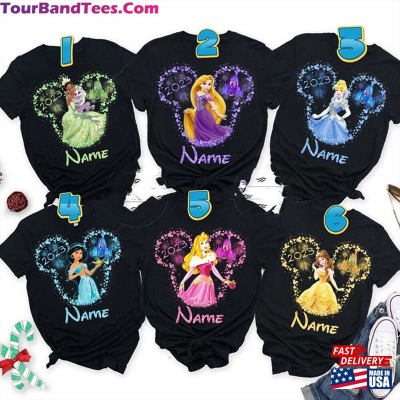 Personalized Princess Mouse Head Matching Shirt Vacation Family Trip Sweatshirt T-Shirt 29Uf163413 – Utopia Fashion