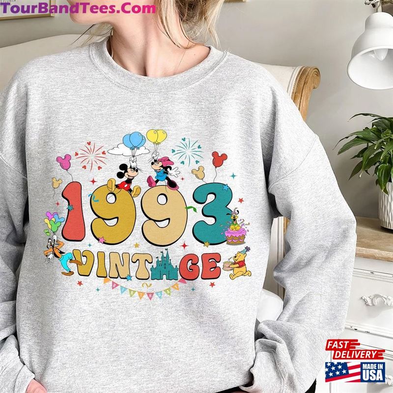 Personalized Vintage Limited Edition Mickey Shirt Disney 30Th Birthday Sweatshirt T-Shirt 29Uf152574 – Utopia Fashion