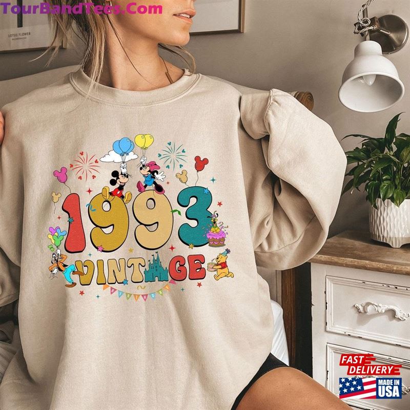 Personalized Vintage Limited Edition Mickey Shirt Disney 30Th Birthday Sweatshirt T-Shirt 29Uf152574 – Utopia Fashion