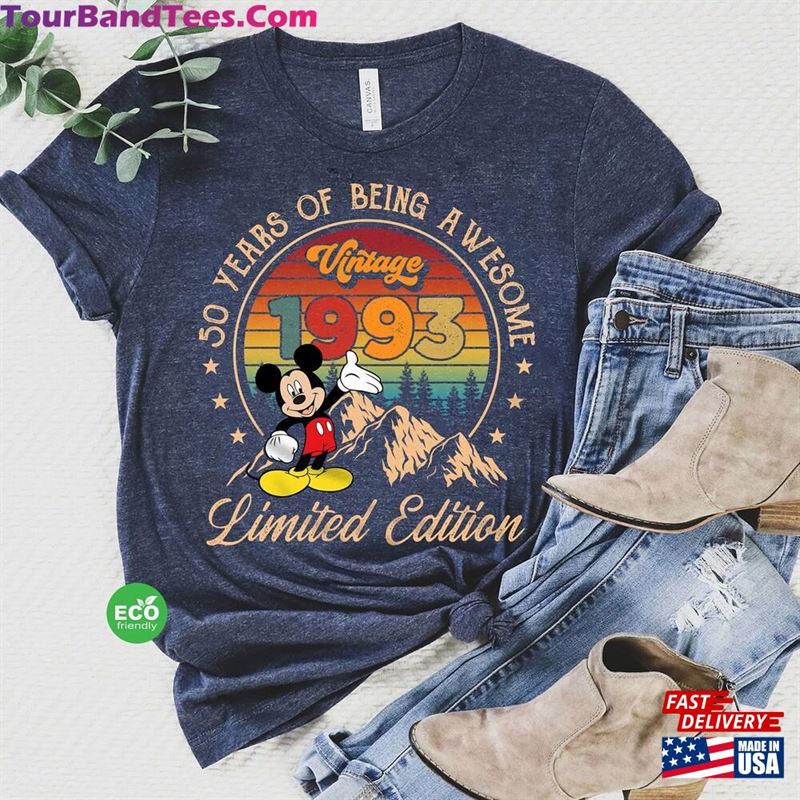 Personalized Vintage Limited Edition Mickey Shirt Disney 30Th Birthday Unisex Sweatshirt 29Uf152409 – Utopia Fashion