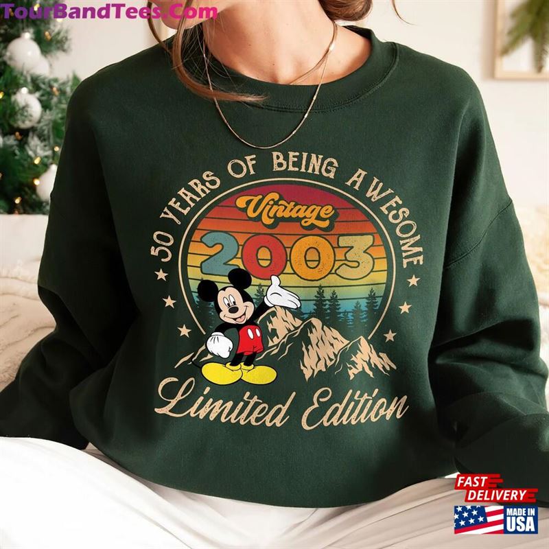 Personalized Vintage Limited Edition Mickey Shirt Disney 20Th Birthday Classic Hoodie 29Uf152392 – Utopia Fashion