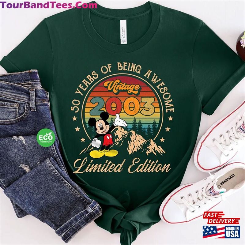 Personalized Vintage Limited Edition Mickey Shirt Disney 20Th Birthday Classic Hoodie 29Uf152392 – Utopia Fashion