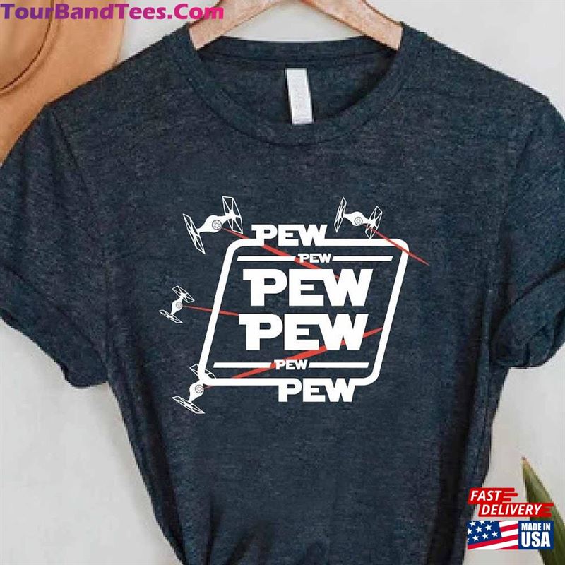 Pew Shirt Star Wars Gift With Drone Classic T-Shirt 29Uf164404 – Utopia Fashion