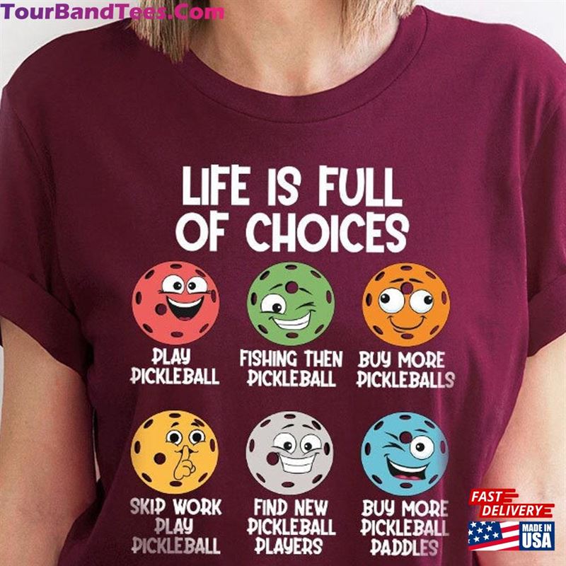 Pickleball Player Shirt Sport Clothes Funny Graphic Tees Unisex Classic 29Uf157310 – Utopia Fashion