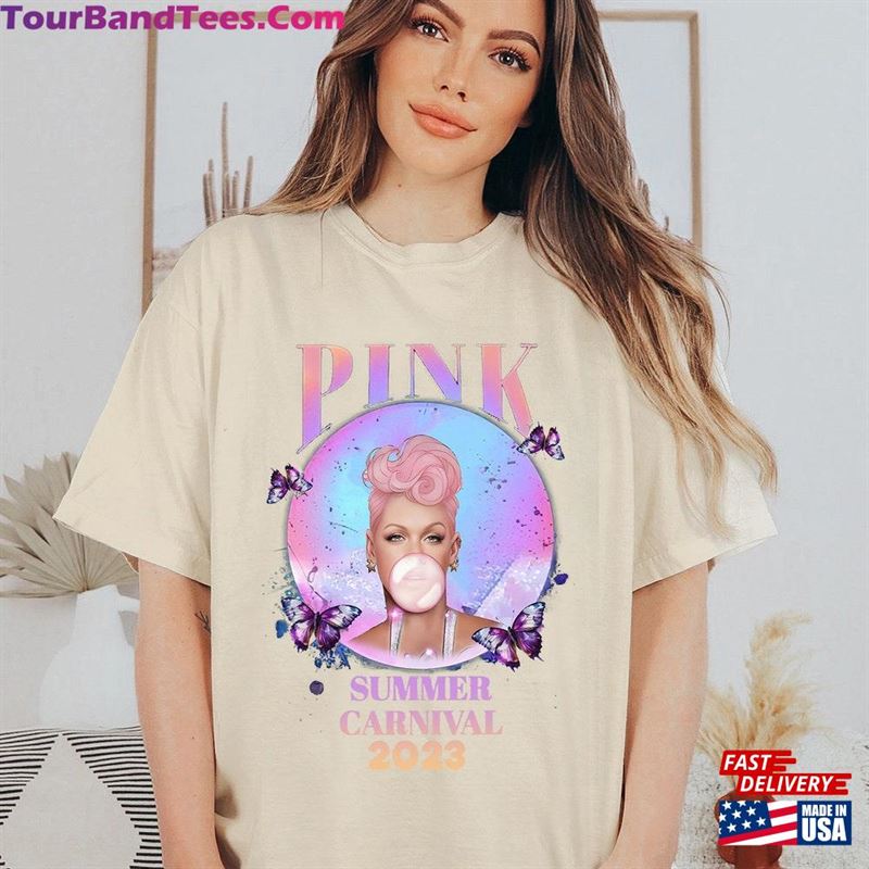 Pink Summer Carnival Trustfall Album Tee Singer Tour Classic Hoodie 29Uf152074 – Utopia Fashion