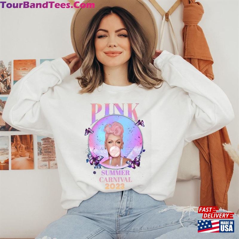 Pink Summer Carnival Trustfall Album Tee Singer Tour Classic Hoodie 29Uf152074 – Utopia Fashion