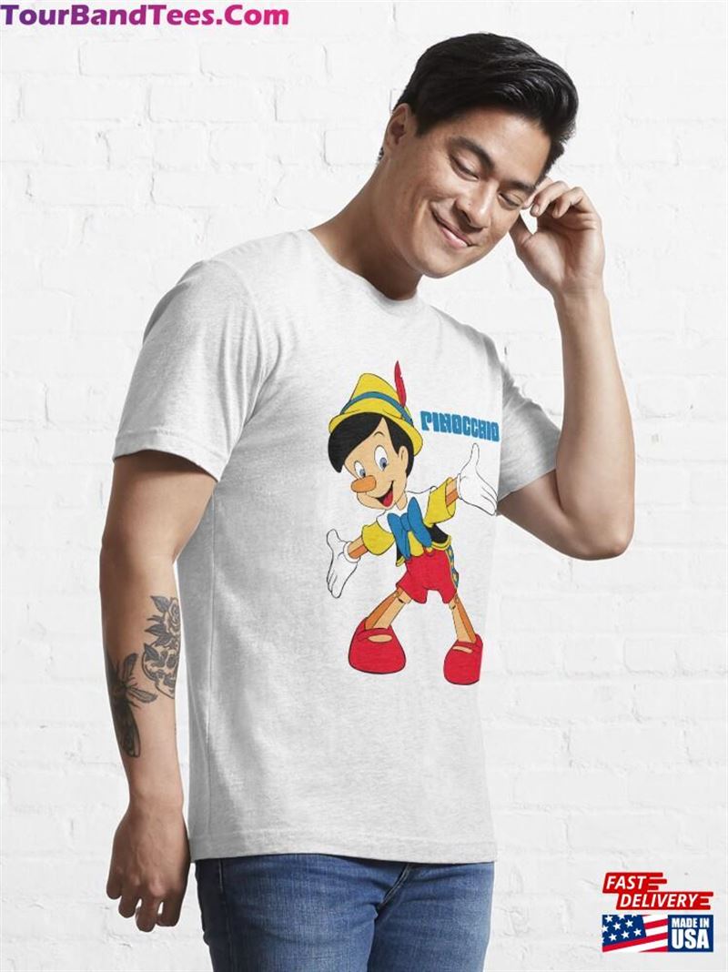 Pinocchio Cartoon Movie Funny Essential T-Shirt Sweatshirt Classic 29Uf163525 – Utopia Fashion