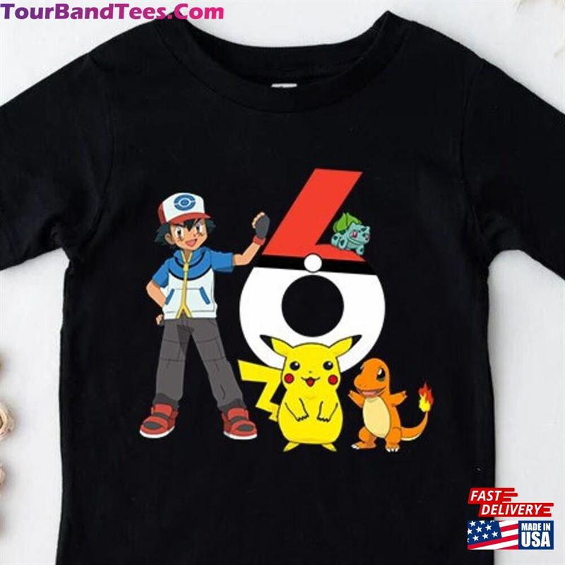 Pokemon Birthday T-Shirt Custom Gift Funny Pikachu Kids Shirt Hoodie Unisex 29Uf157151 – Utopia Fashion