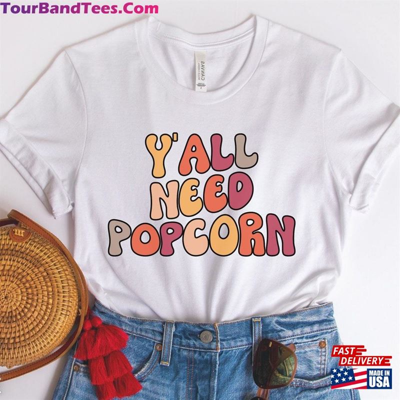 Popcorn Shirt Gifts Funny T-Shirt Unisex 29Uf147520 – Utopia Fashion