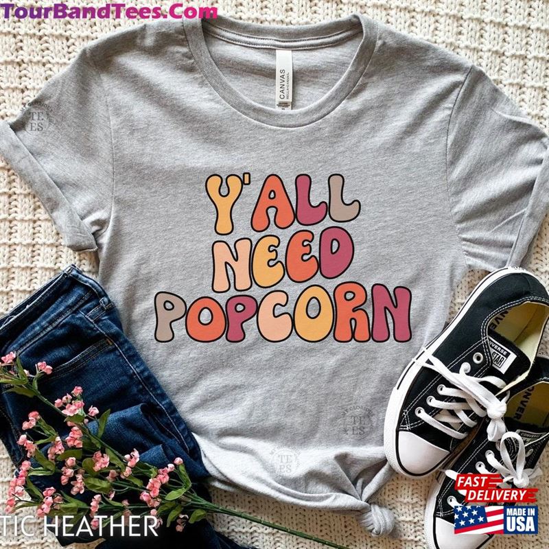 Popcorn Shirt Gifts Funny T-Shirt Unisex 29Uf147520 – Utopia Fashion