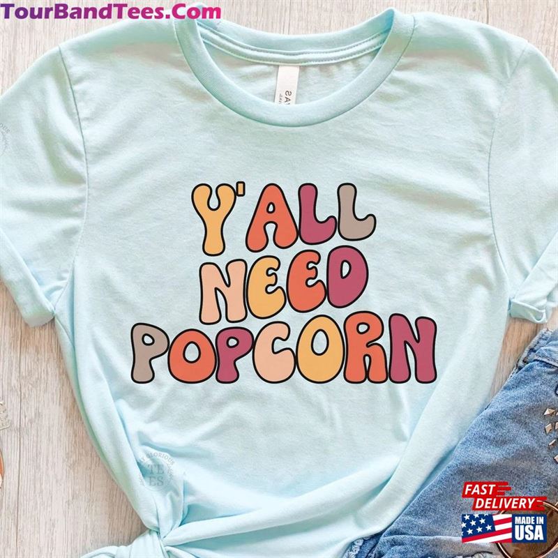 Popcorn Shirt Gifts Funny T-Shirt Unisex 29Uf147520 – Utopia Fashion