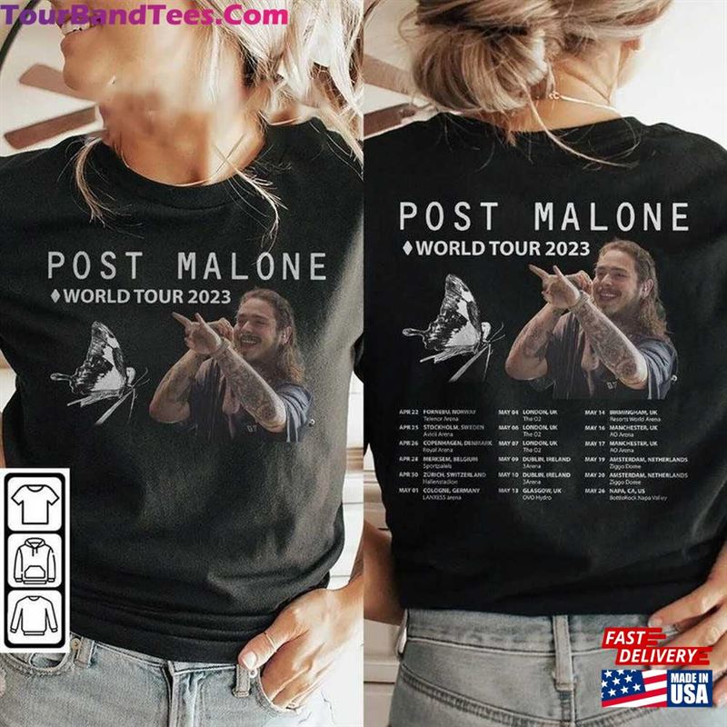 Post Malone Tour T-Shirt Sides Twelve Carat Sweatshirt Europe Shirt Unisex 29Uf157225 – Utopia Fashion