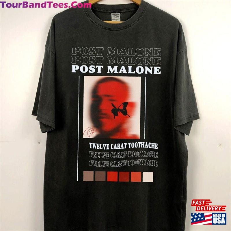 Post Malone Twelve Carat Toothache Tour T-Shirt Gift For Fan Unisex Hoodie 29Uf147366 – Utopia Fashion